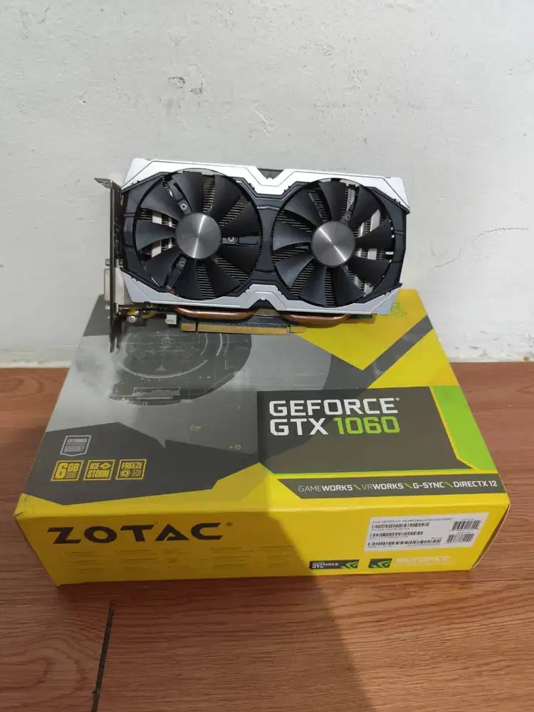VGA ZOTAC GeForce GTX 1060 AMP! Edition 6GB 192bit GDDR5 Fullset