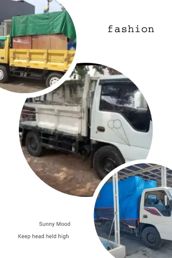 Truk pindahan dan angkut barang