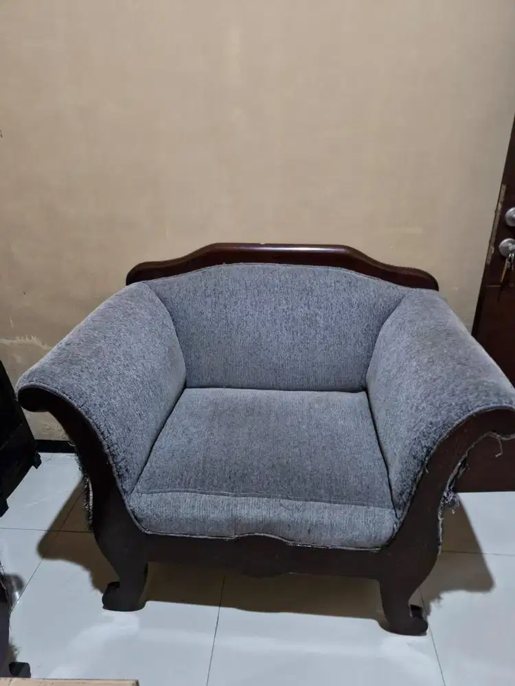 SOFA VINTAGE 2 Seater ASLI KAYU JATI