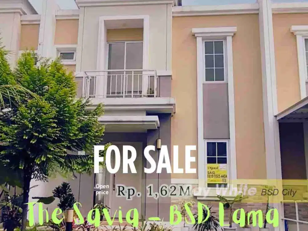 TERMURAH Rumah di BSD Lama Nusa Loka BSD City Dekat Tol Strategis