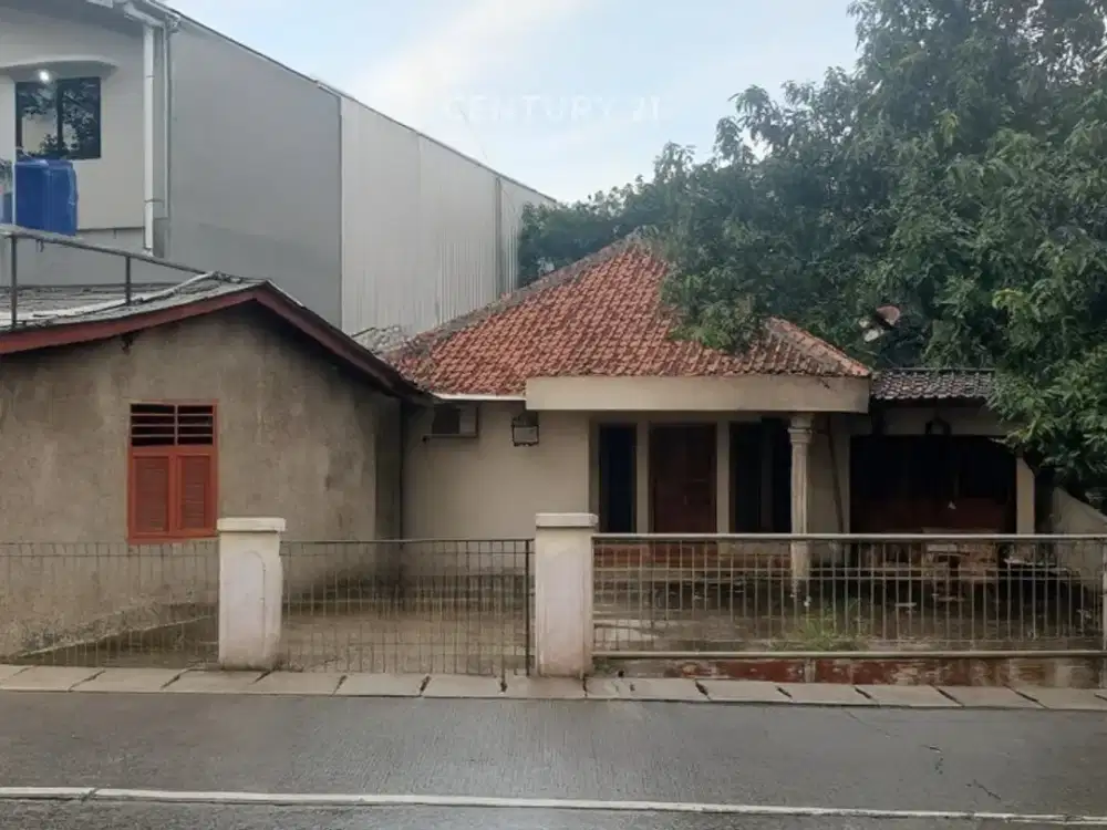 DiJual Tanah Luas Dan Rumah Tua Pinggir Jalan Raya Cikunir Bekasi