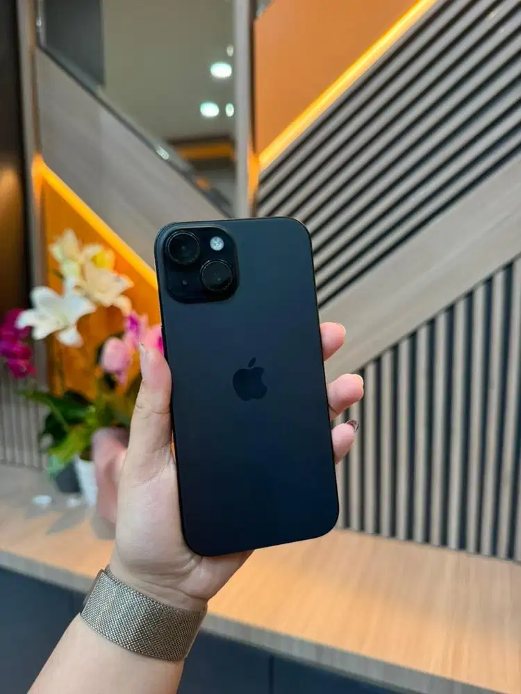 Ip 15 128 black ex resmi