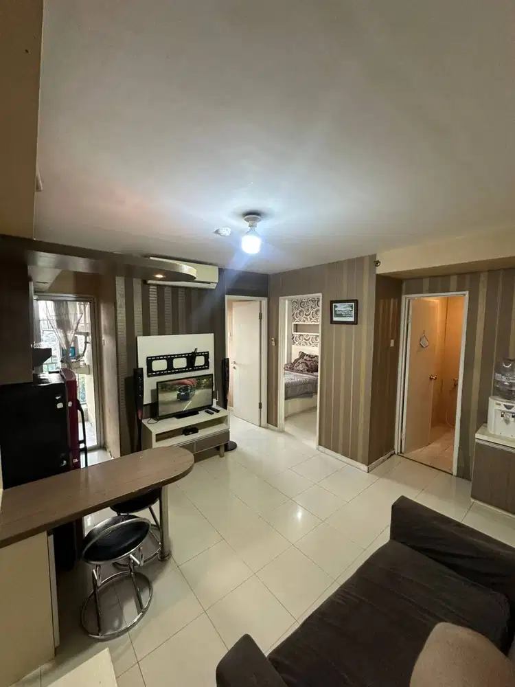 DISEWAKAN Apartemen Kalibata, PALEM Furnished, 2BR Type Besar view Jln