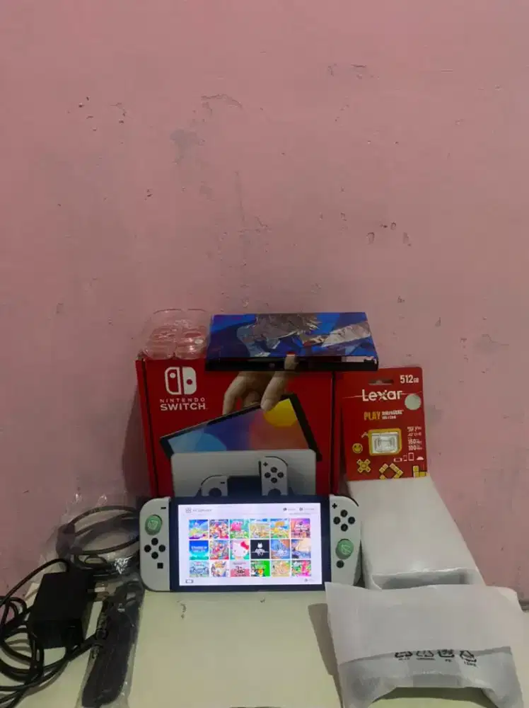 Nintendo switch oled c*fe*w 512gb fullset