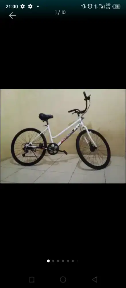 Poslang sepeda keranjang