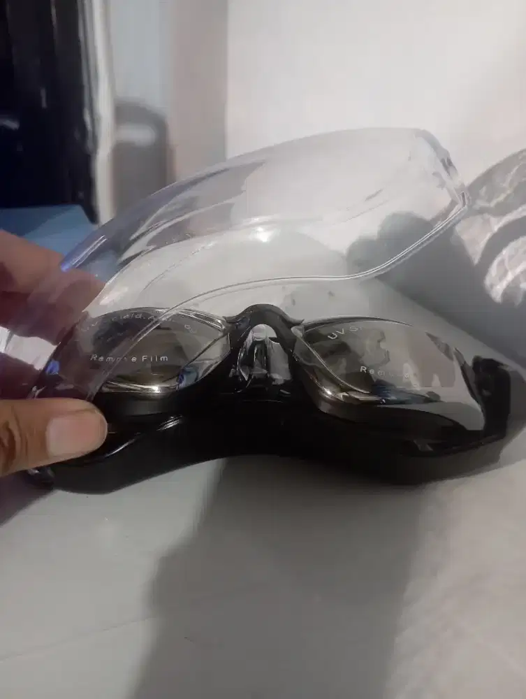 Kacamata renang taffsport lengkap dengan tutup telinga dan hidung