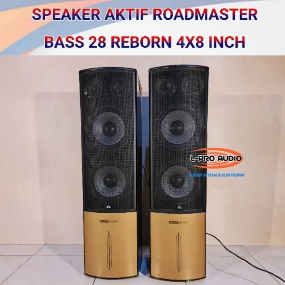 Speaker roadmaster bass 28 reborn, tuker sama yg kecil kaya di foto.