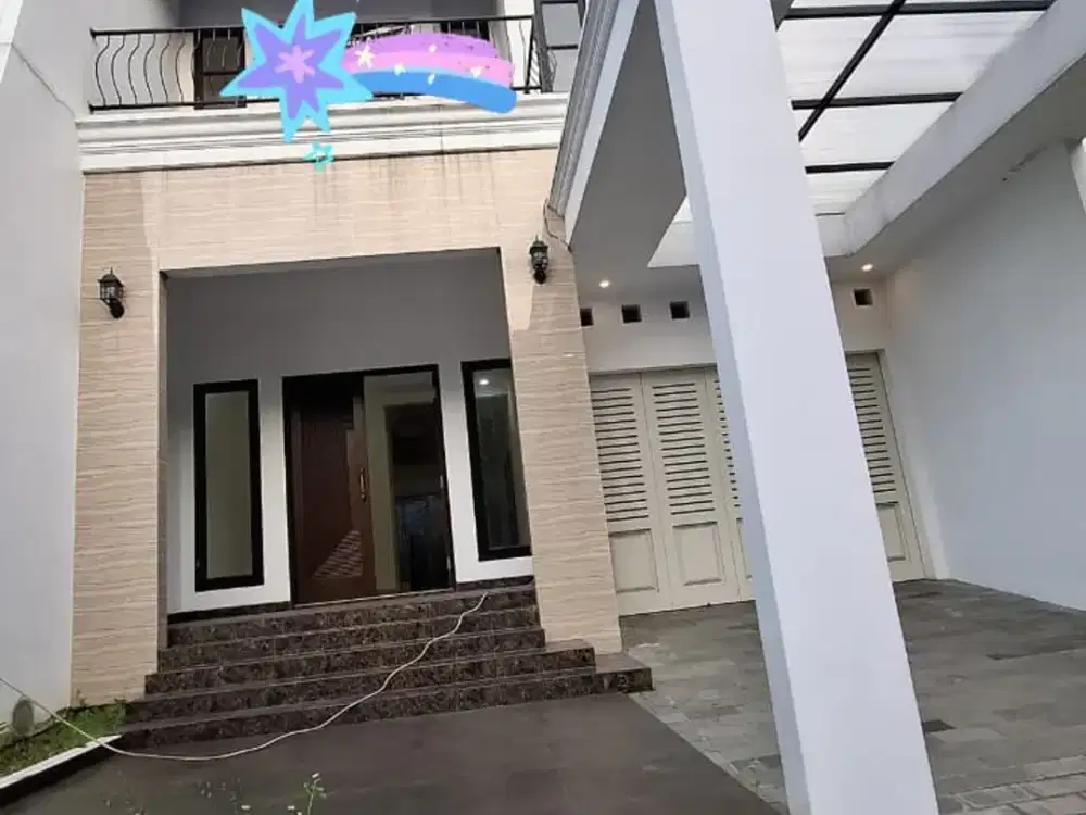 Jual Rumah Mewah  Lokasi Pinggir Jalan Komplek Di Duren Sawit Jakarta Timur