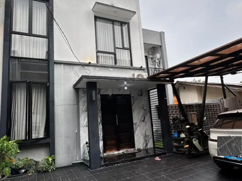 Rumah disewa di Kompleks Pajak Cipadu Jurang Mangu dekat Stasiun Bintaro Furnish Bebas Banjir