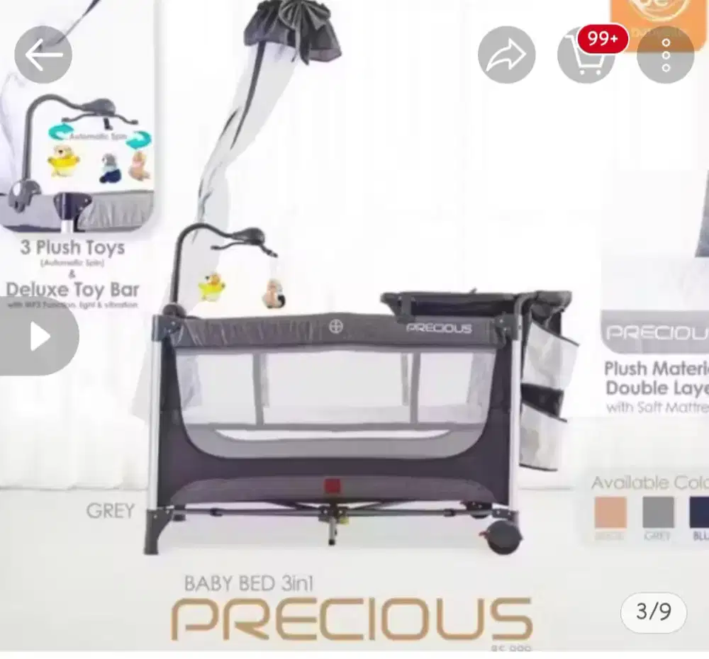 Like New baby box precious