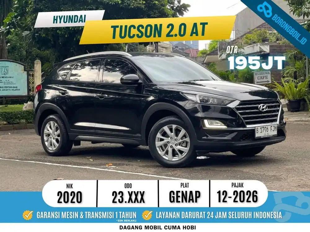 HYUNDAI TUCSON 2.0 MATIC 2020 HITAM SUPER LOW KM 20RBAN