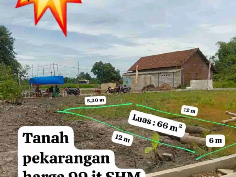 Tanah kavling siap bangun bisa kredit inhouse tanpa bank Surat SHM tinggal balik nama