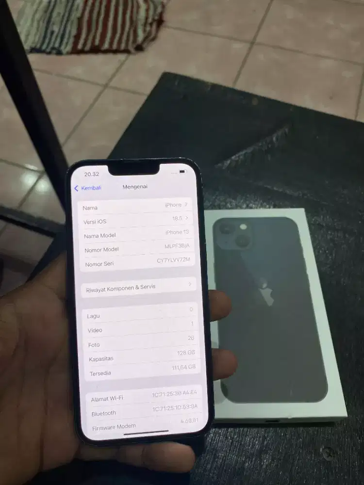 iphone 13 128GB inter sinyal permanen