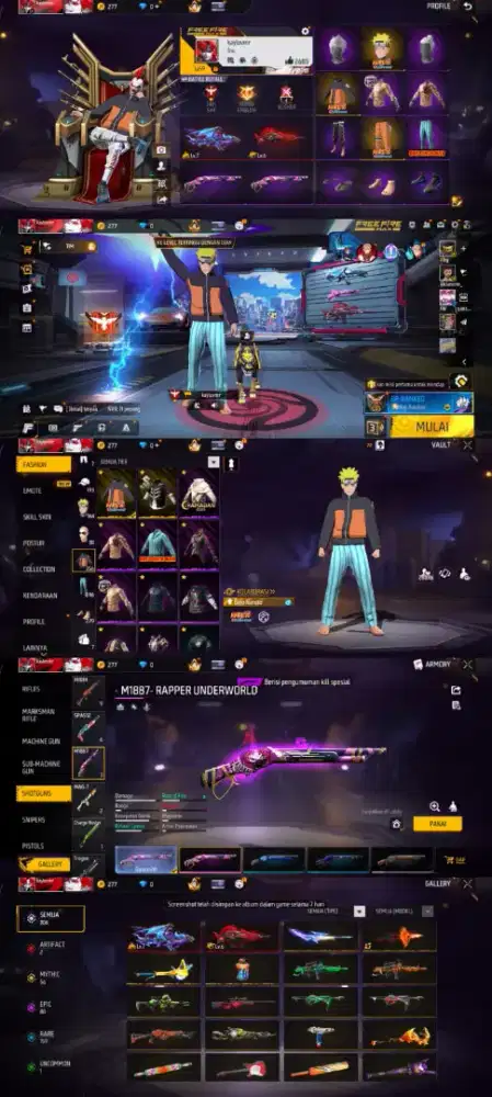 JUAL AKUN FF AMAN DAN TERPERCAYA