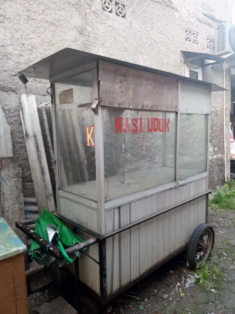 Gerobak Etalase Aluminium