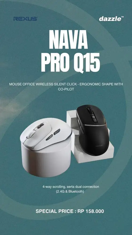Rexus Nava pro Q15 mouse wireless