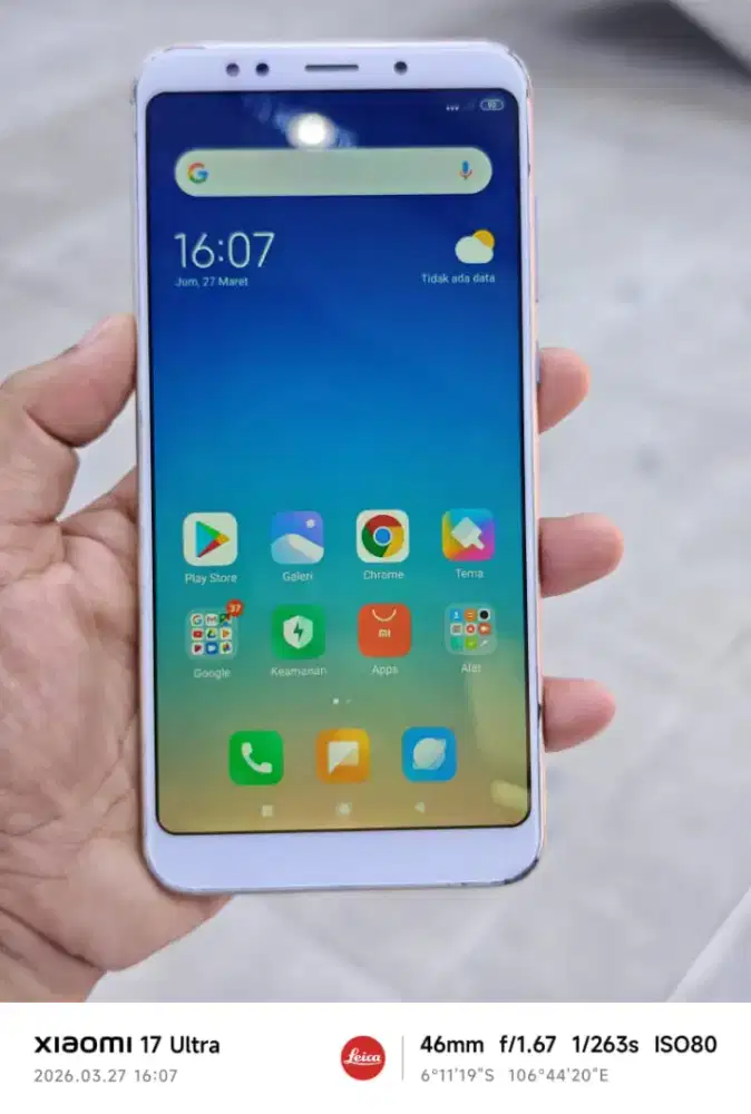 Jual handphone xiomi only wifi 5+  ram 4_ 64 gb