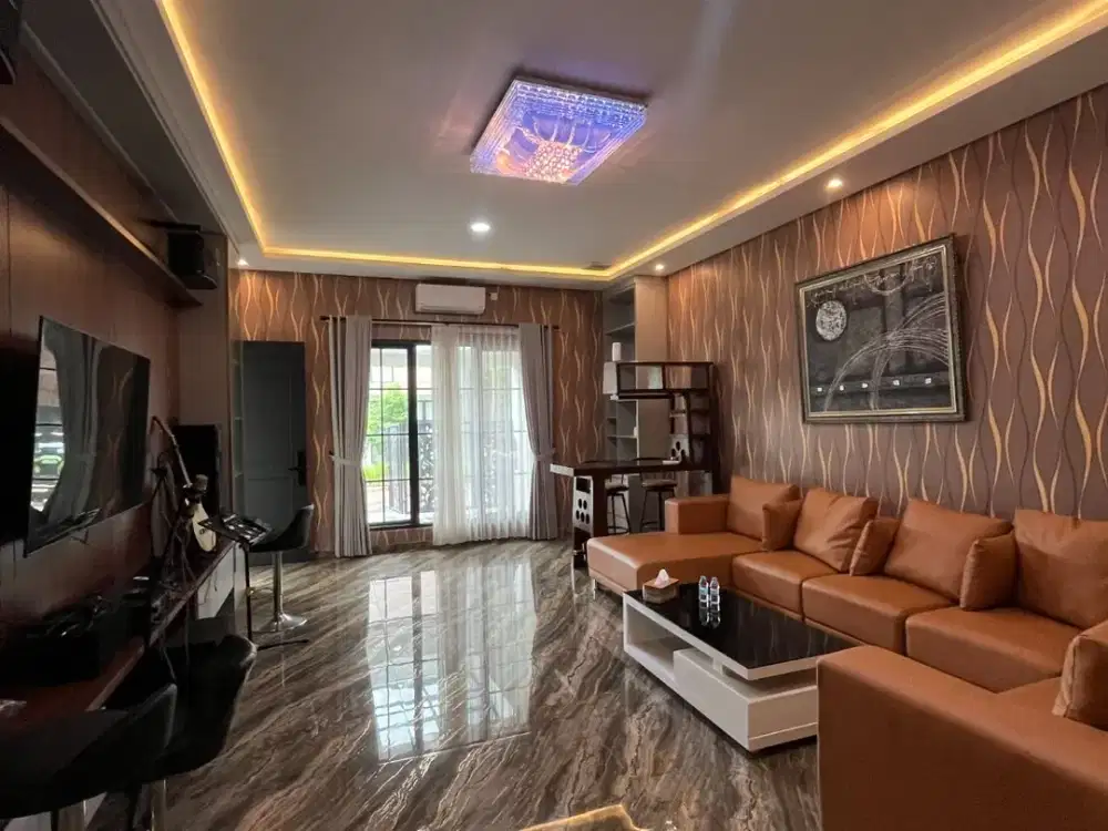 Rumah Mewah Full Furnished Lippo Karawaci Taman Diponegoro LT190 LB260 Dekat Tol, UPH & Siloam