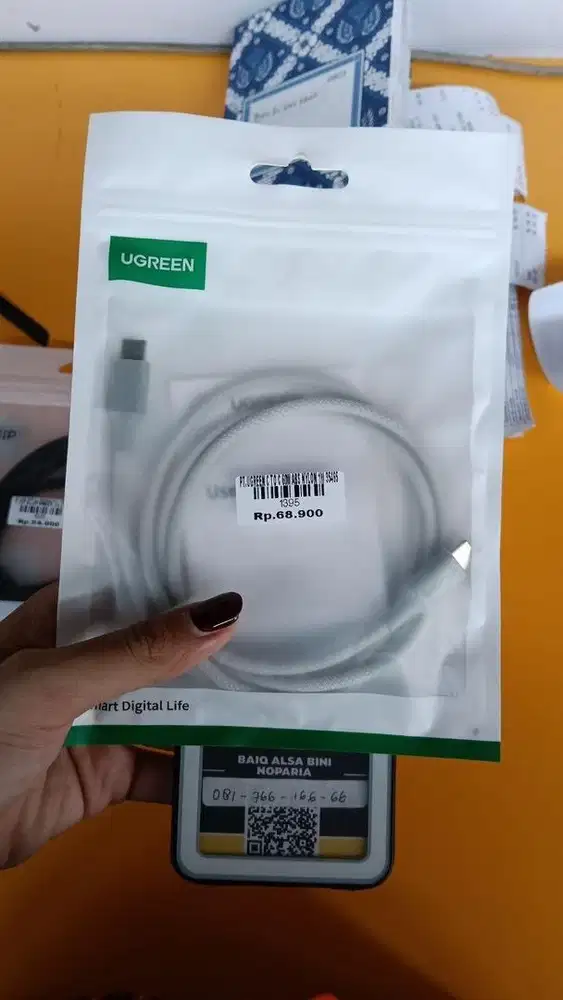 UGREEN C TO C 60W ABS NYLON 1M 35465