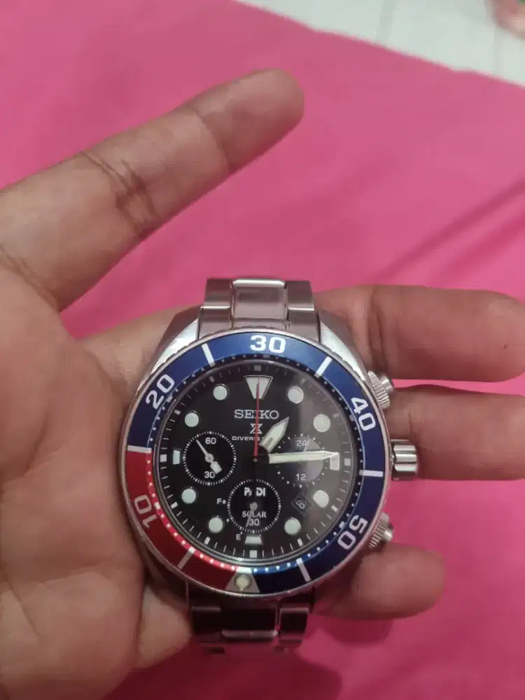 Seiko Padi prospek solar chonograph