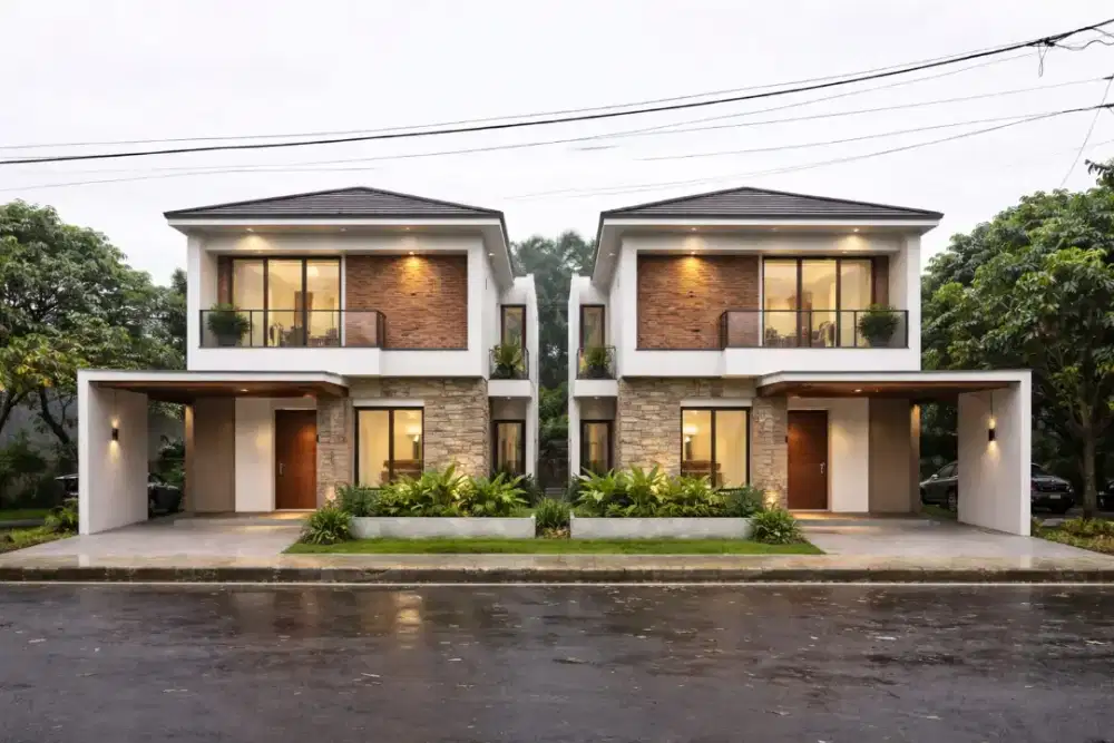 RUMAH TANAH LUAS TERAWAT SEBELAH SUMMARECON AKSES SELANGKAH TOL