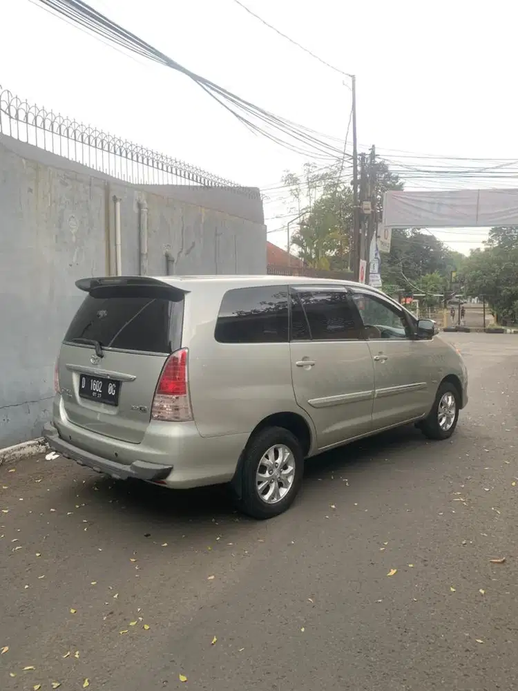 Toyota Kijang Innova 2.0 Type G Manual Tahun 2010 Pemakaian Dari Baru