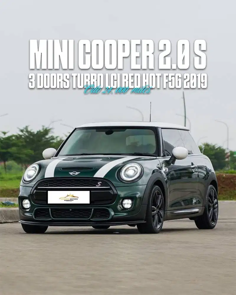 Rare Item - Mini Cooper 2.0 S 3 Doors Turbo LCI Red Hot F56 2019