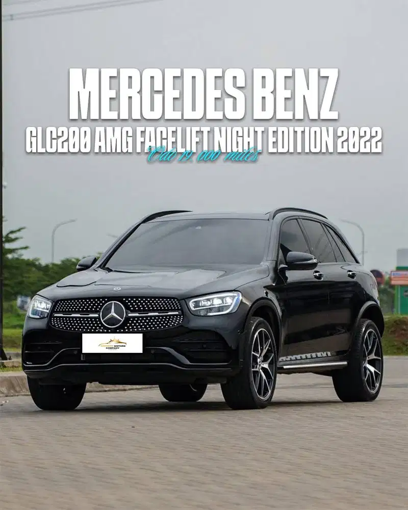 Hot Deals - Mercedes Benz GLC200 AMG Facelift Night Edition 2022