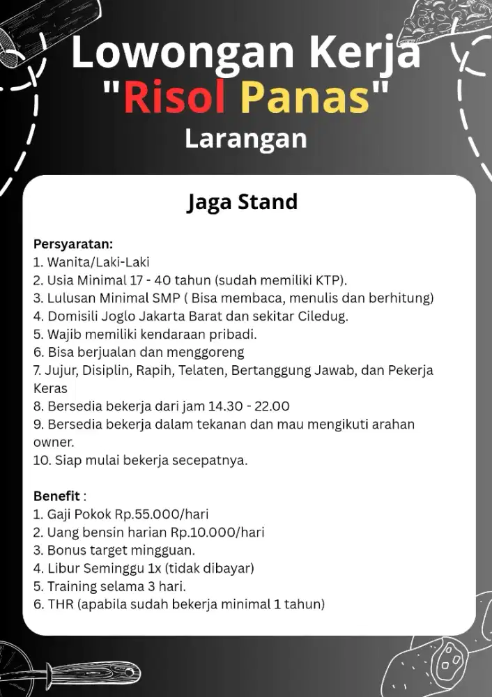 Jaga Stand Risol