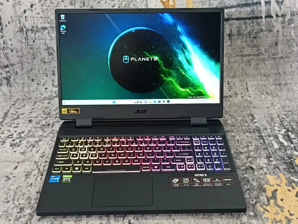 Acer Nitro 5 Core i5-12500H 16GB 512GB RTX 3050 4GB 95W Full HD 144Hz