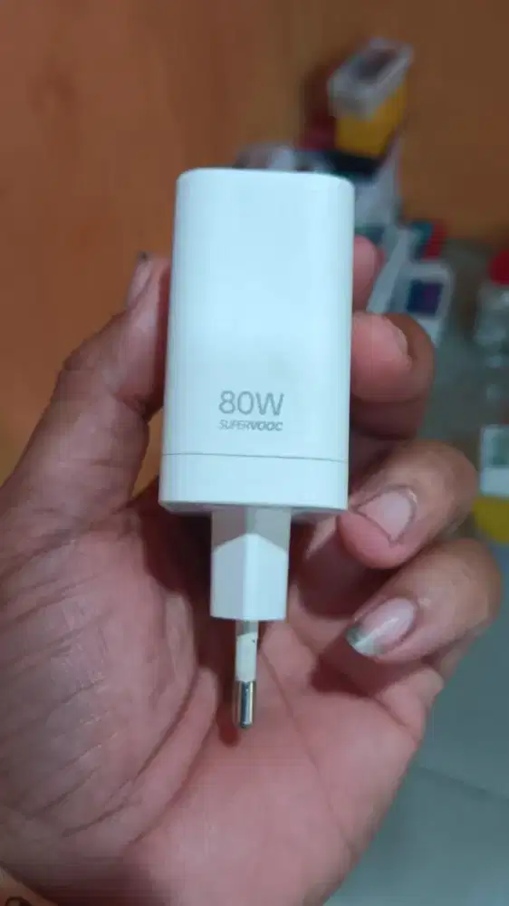 Adaptor kabel charger copotan oppo reno 80w supervooc original 100%