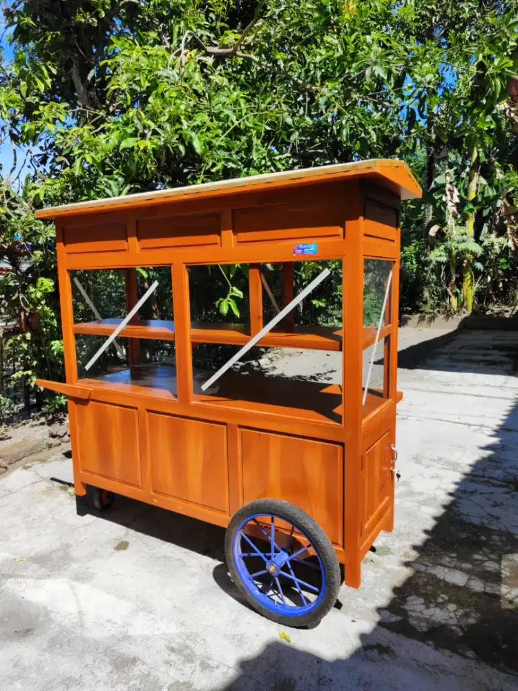 Gerobak Angkringan Bakso Mie Ayam PeceL Bubur Sate Martabak Ronde dlL