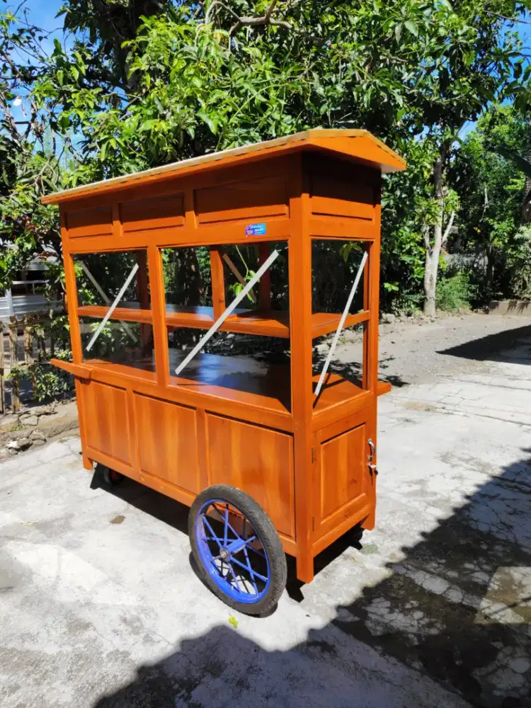 Gerobak Angkringan Bakso Mie Ayam PeceL Bubur Sate Martabak Ronde dlL