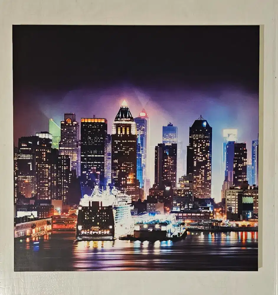 Lukisan Canvas 3 Panel New York – Informa
