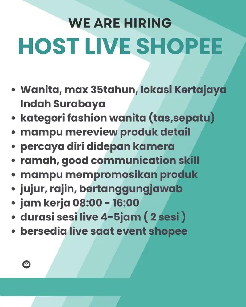 HOST LIVE SHOPEE