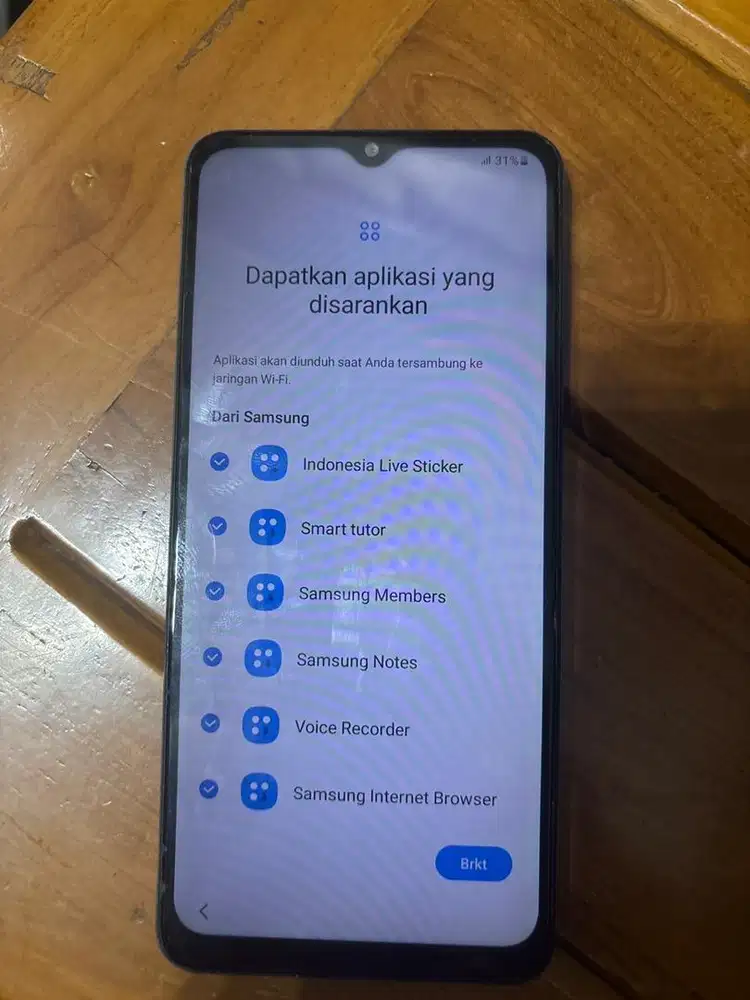 Samsung A12 santai