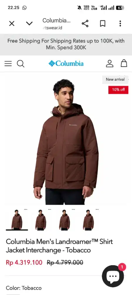 Jaket Columbia Landroamer Original