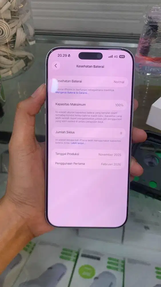 Iphone 17 promax 256 sil istimewah like new baru 8x cas bh 10