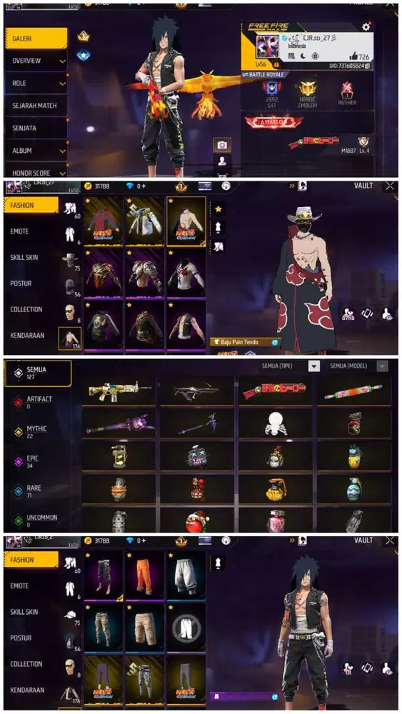 JUAL AKUN FF AMAN DAN TERPERCAYA