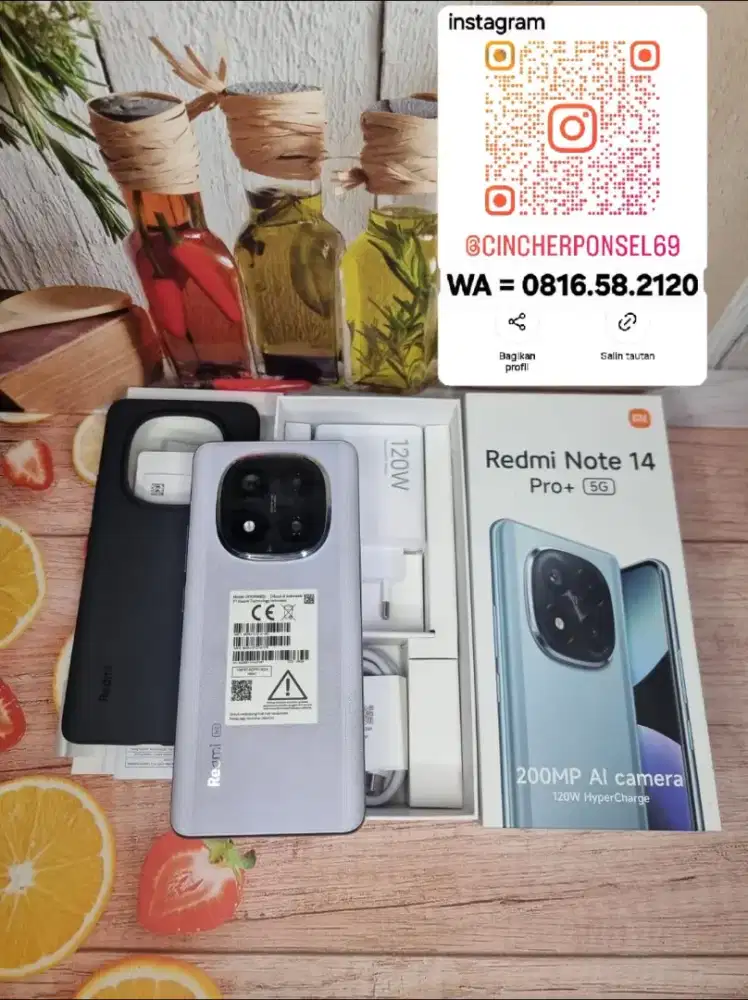 Jual hp REDMI NOTE 14 5g PRO plus likenew super istimewa grns jalan