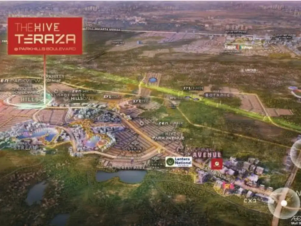 MILIKI RUKO 3 LANTAI DI LOKASI STRATEGIS PARK SERPONG! Menghadap Boulevard! 1,4Man aja