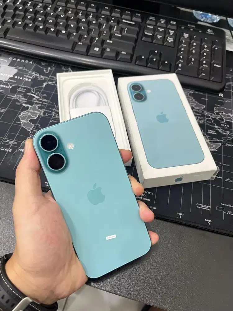 Iphone 16 256 ibox cc3 open box garansi panjang like new
