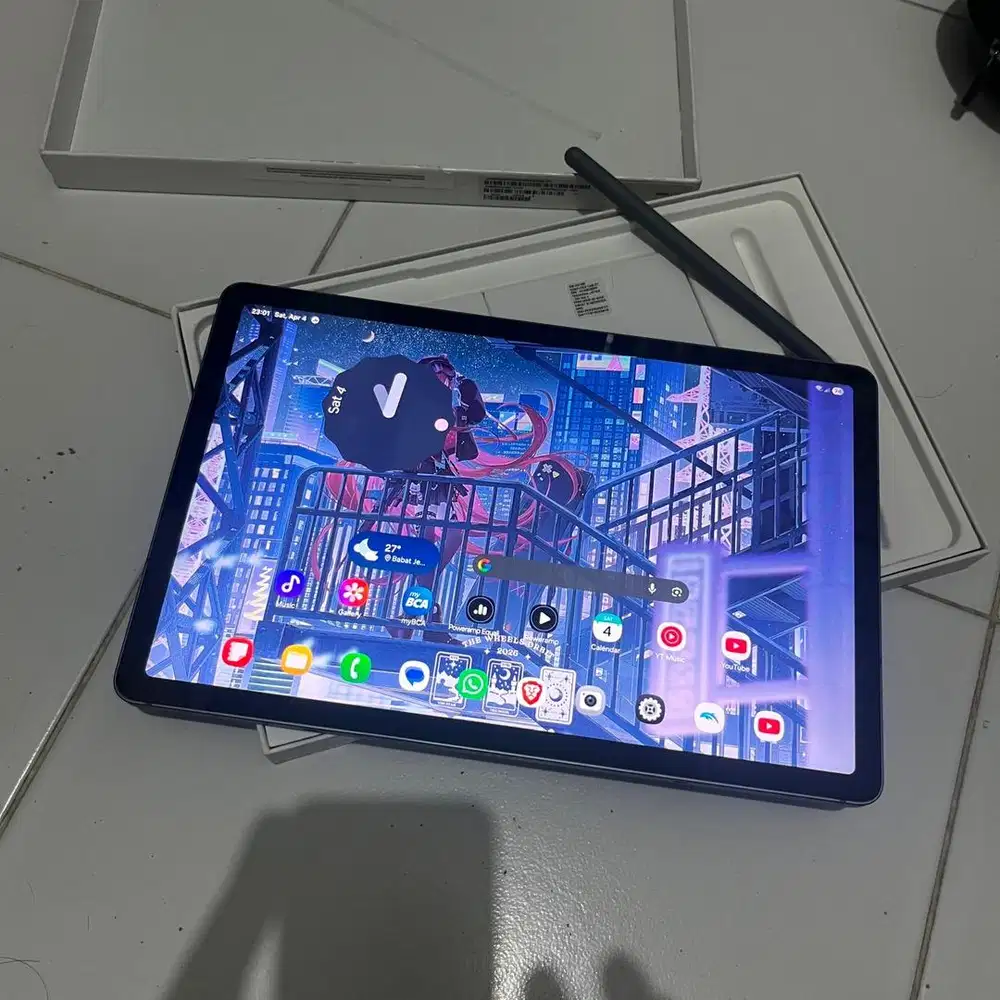 Samsung galaxy tablet S9 FE 5G fullset ip68 6/128gb