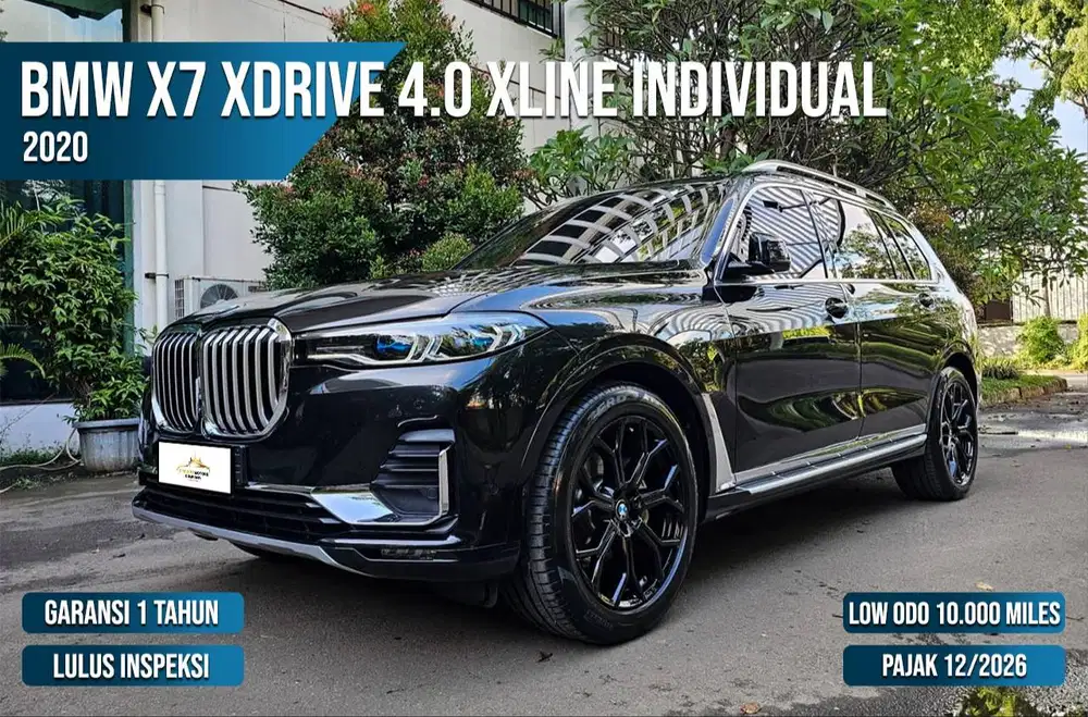 BMW X7 xDrive40i xLine 2020 – Individual (Rare Unit) Black on Black