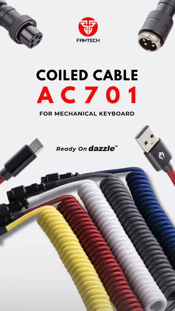 Coiled Cable Fantech AC701