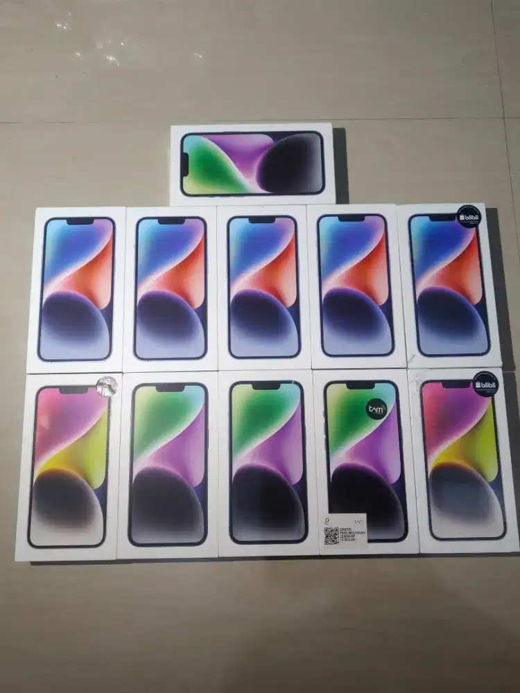 IPHONE 14 128 GB BARU SEGEL BNIB FRESH GARANSI RESMI