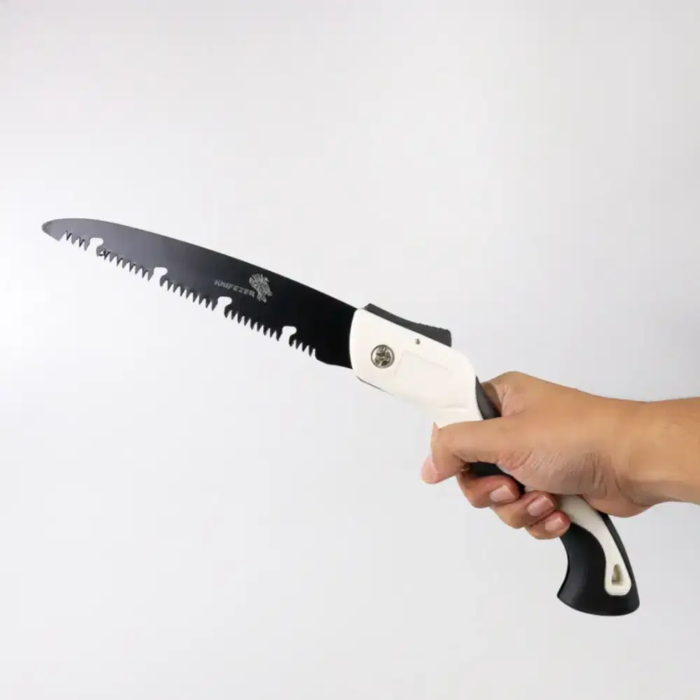 KNIFEZER Gergaji Lipat Portable Folding Wood Han SAW 180mm-Random