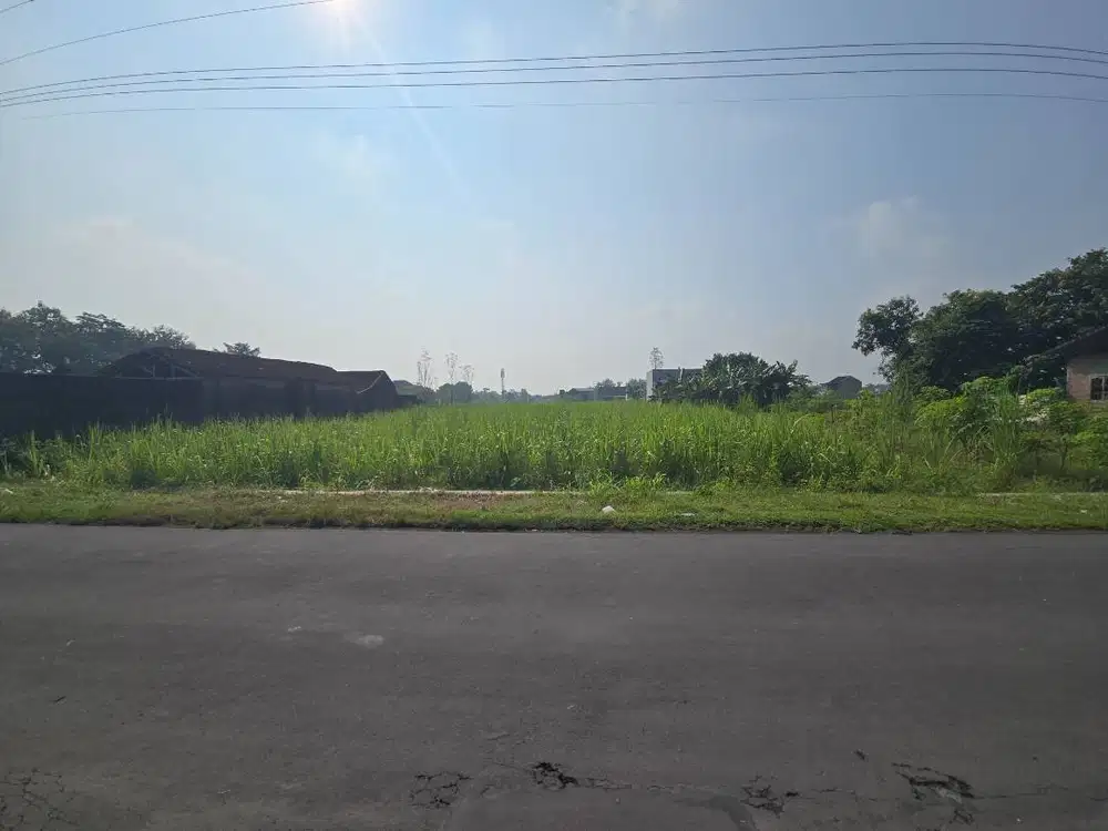 Tanah Pekarangan Strategis 4500m2 SHM Area Bandara Adisoemarmo