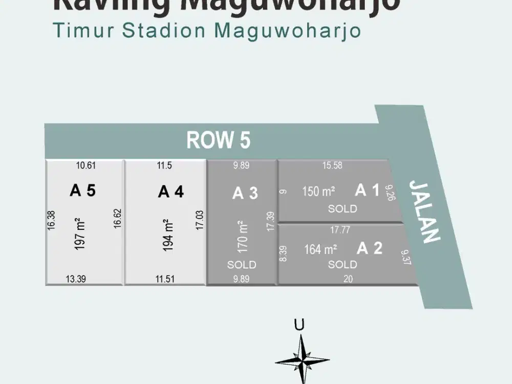 Tanah Maguwoharjo Sleman Dekat Bandara Adisucipto Jogja Cocok Usaha & Ruko SHM