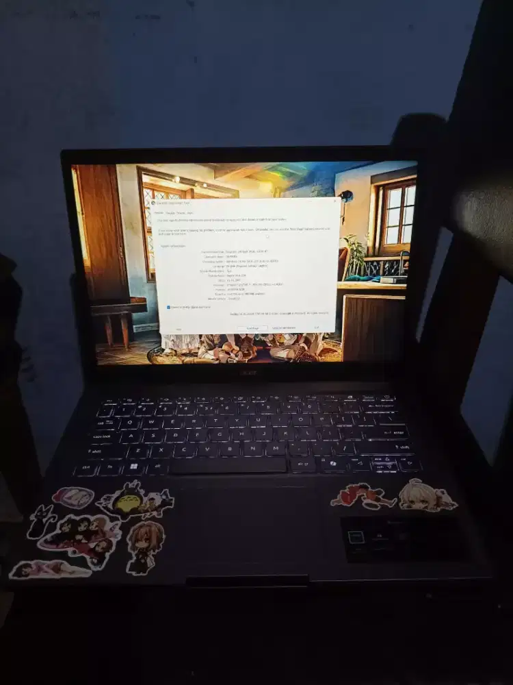 Acer aspire A14-51M Core i5 120U Ram16Gb Ssd512Gb Siap Pakai